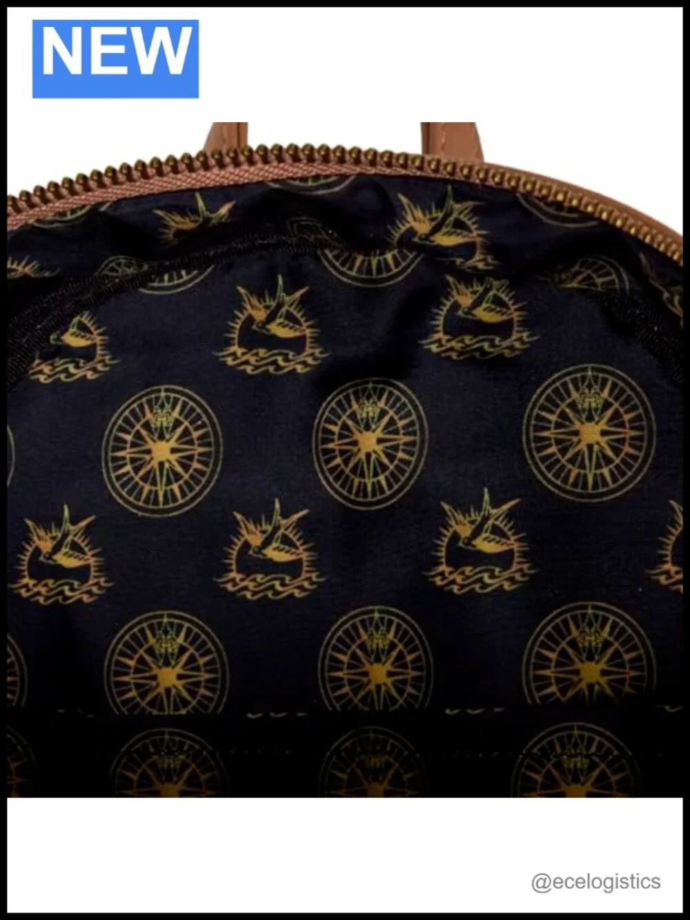 Loungefly Pirates of the Caribbean Captain Jack Sparrow Double Strap Shoulder